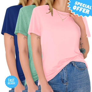 BRAND NEW GAYHAY Women's T-Shirts - Trendy Short Sleeve Casual Tees